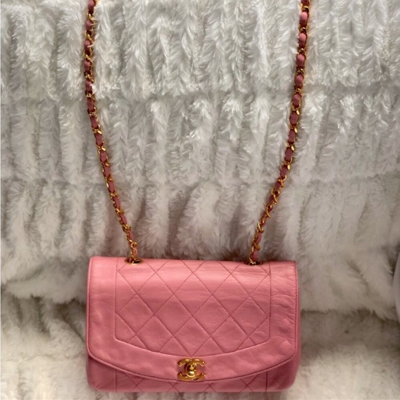 RARE Chanel Reissue 2.55 Princess Diana Classic Pink Lambskin Bag - Picture 4 of 8
